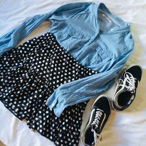 ✨Black and White Polka Dot skirt✨